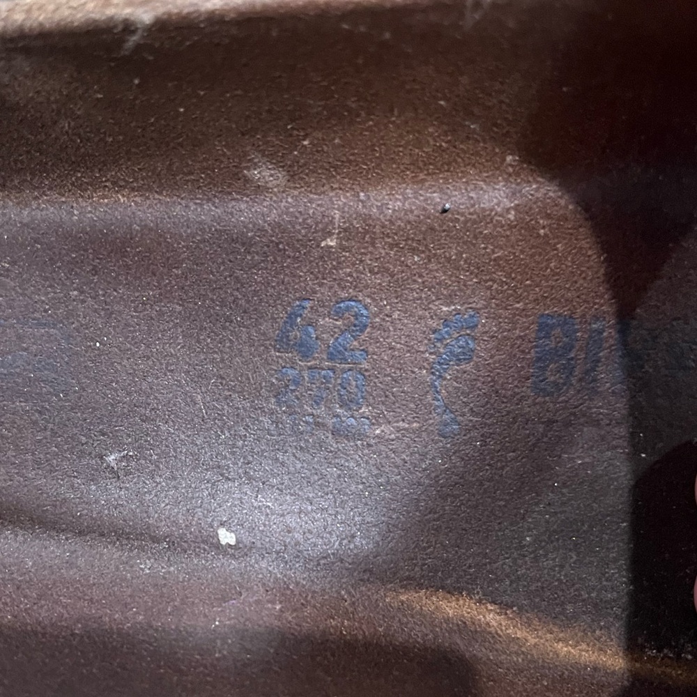 Birkenstock Tan Suede Arizona Slides Sz. 42 (W10/10.5) - Picture 5 of 6